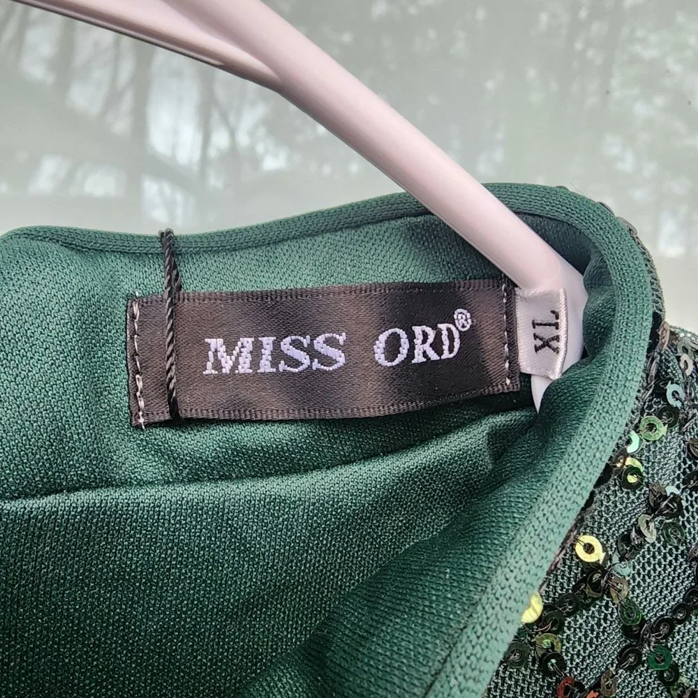 Missord Green‎ Mermaid Sequin Evening Dress - Picture 7 of 10